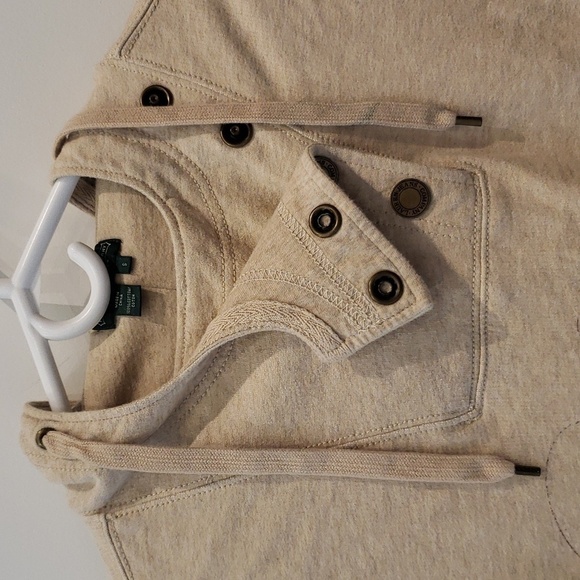 Lauren Jeans Company Ralph Lauren Western Hoodie Womens Small Gromet Closure - Picture 7 of 15